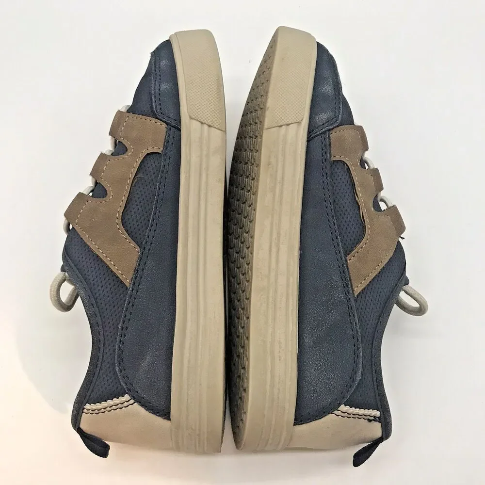 Oshkosh B'gosh Forketa Sneakers Toddler Little Kids 2M Navy Slip On Bungee Shoes